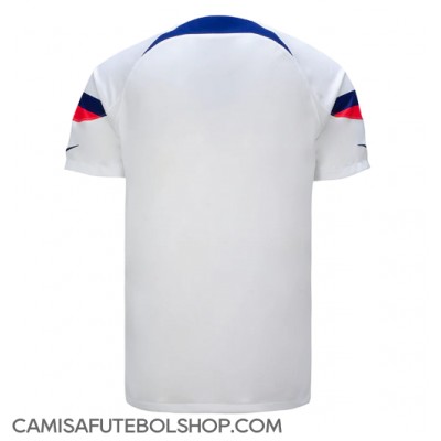 Camisa de time de futebol Estados Unidos Replicas 1º Equipamento Mundo 2022 Manga Curta